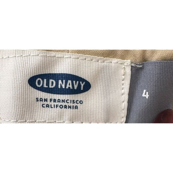 Old Navy Womens Front Zip Flat Panel Khaki Shorts Size 4 Neutral - Picture 3 of 5